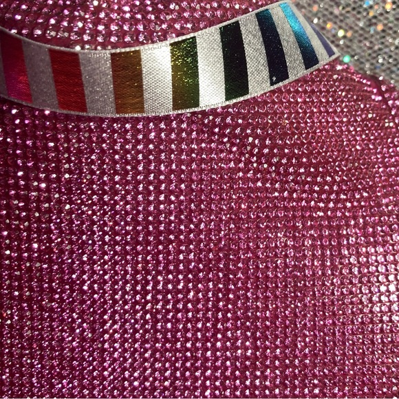 Gay Pride Rainbow Choker Necklace Holographic LGBTQ Jewelry Y2K Kawaii Lolita - Picture 6 of 16